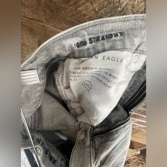 American Eagle 90’s Straight jeans Size 2 - Picture 3 of 4